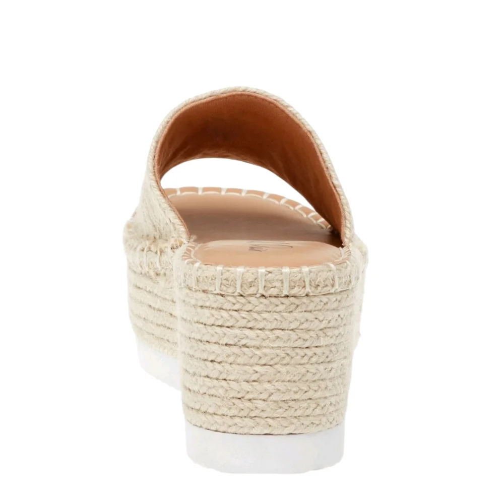 WILD PAIR Womens Beige 1-1/2